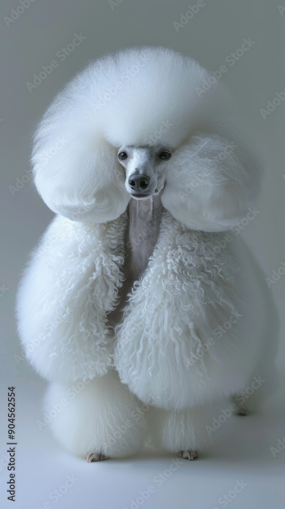 Obraz premium Realistic Poodle Graphics | HD High Quality Images