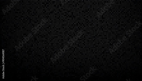 Wallpaper Mural A black background with a high-contrast, pixelated digital texture, creating a modern and tech-inspired effect. Multiple variations available. Torontodigital.ca