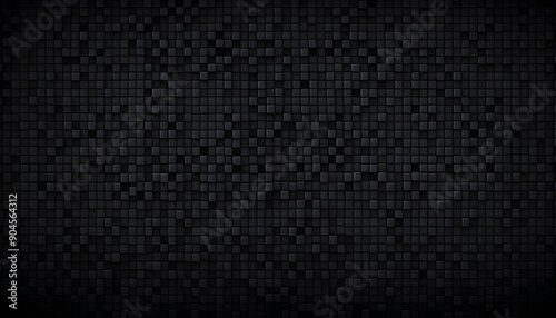 Wallpaper Mural A black background with a high-contrast, pixelated digital texture, creating a modern and tech-inspired effect. Multiple variations available. Torontodigital.ca
