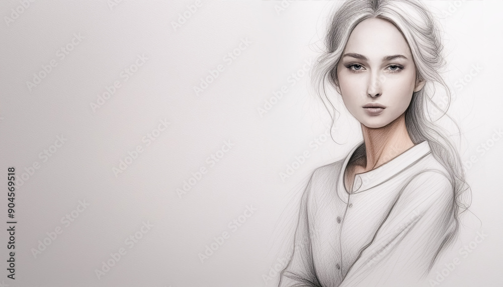 Drawing, painting, female, pencil, color, charcoal, realism, space, line drawing, art, illustration, design Drawing, painting, female, pencil, color, charcoal, realism, space, line drawing, art, illustration, design