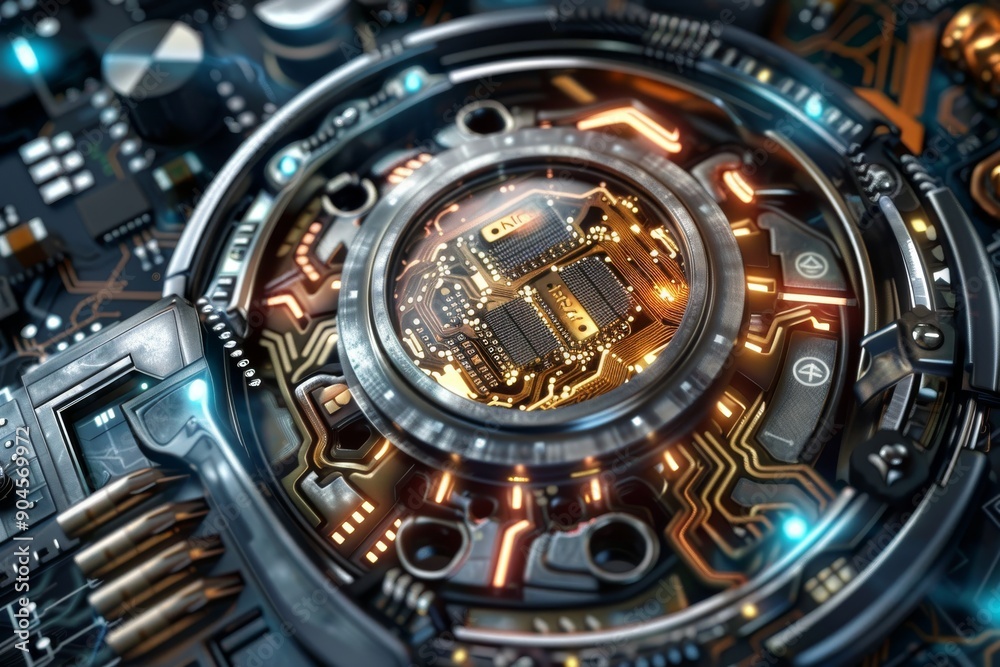 Glowing orb secured by digital locks, epitomizing the safeguarding of sensitive information. Glowing orb secured by digital locks, epitomizing the safeguarding of sensitive information.