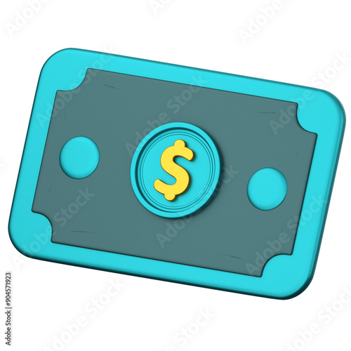 Dollar 3D Illustration for uiux, web, app, presentation, etc