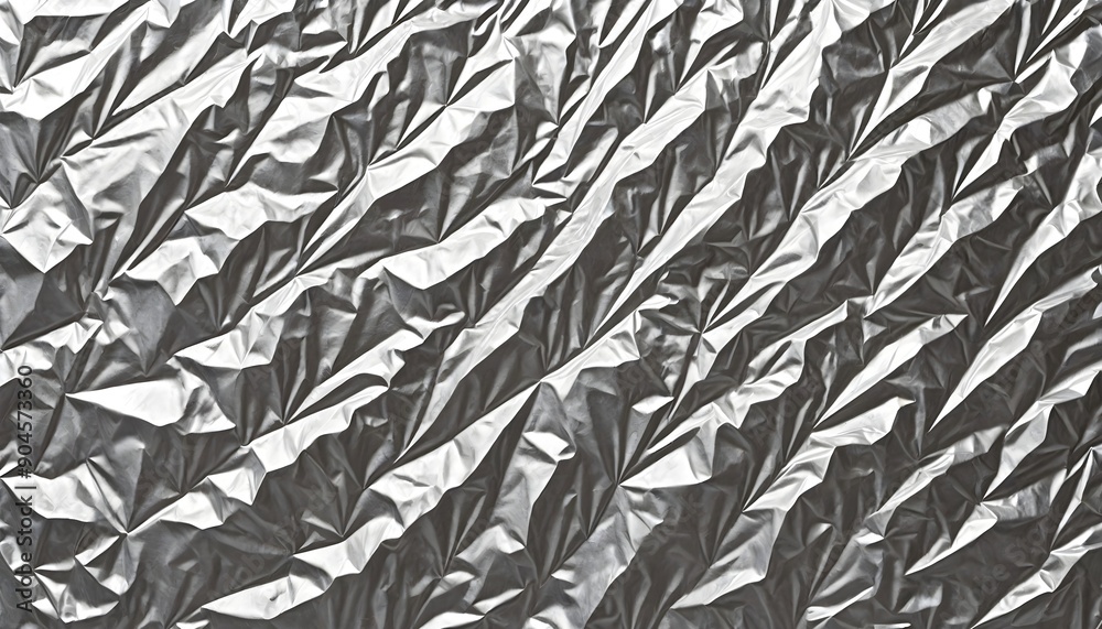 A white background with a crinkled, foil-like texture, reflecting light in a shimmering, metallic manner. Multiple variations available. A white background with a crinkled, foil-like texture, reflecting light in a shimmering, metallic manner. Multiple variations available.