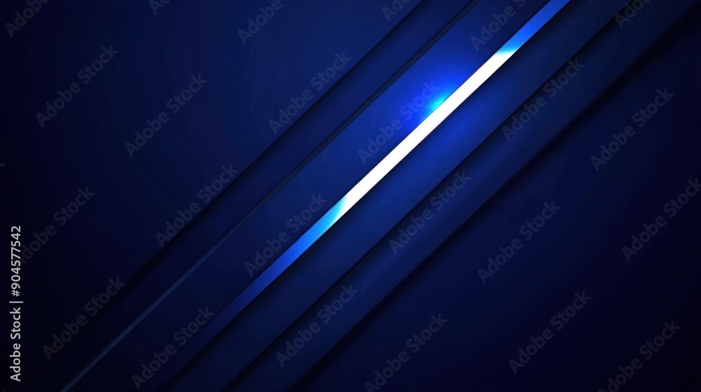 Sleek abstract blue background with dynamic diagonal lines , ideal for modern designs