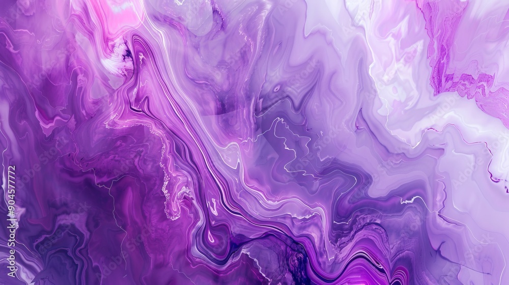 Abstract painting with swirls of purple pink and white colors Abstract painting with swirls of purple pink and white colors