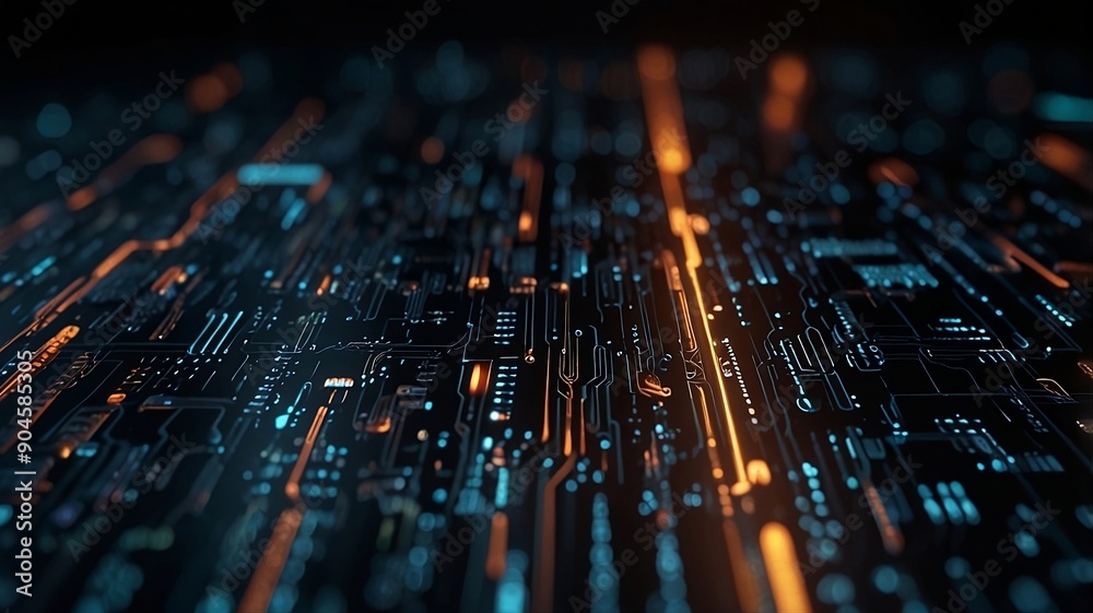 close up of electronic circuit board close up of electronic circuit board