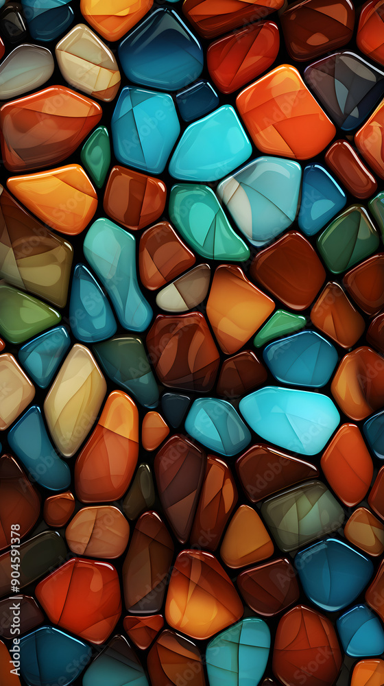 Stained glass mosaic gem abstract graphic poster background Stained glass mosaic gem abstract graphic poster background