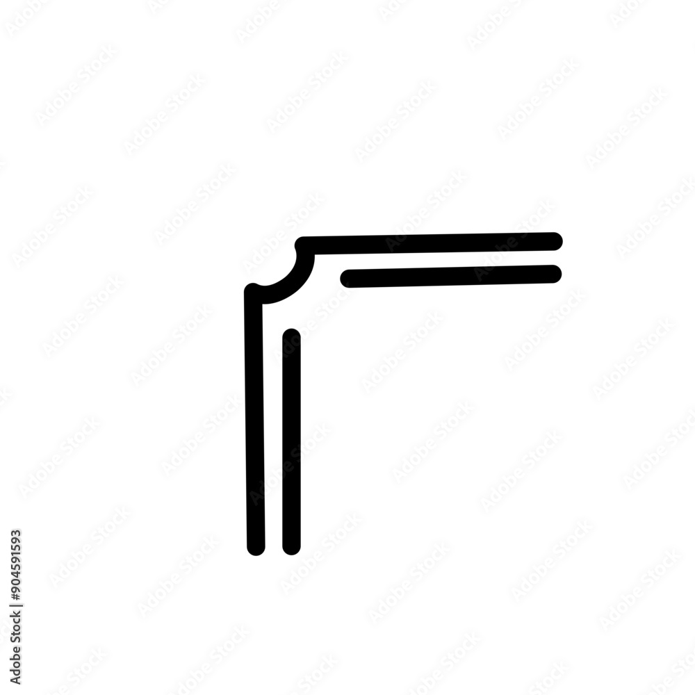 hand drawn corner border shape hand drawn corner border shape