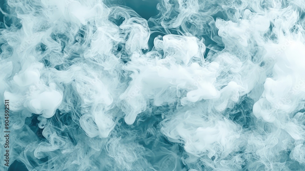 Obraz premium Enigmatic Dreamscapes: Abstract Smoke Wisps in Ethereal Textured Background, Generative Ai