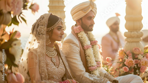 Photo of indian couple wedding,
