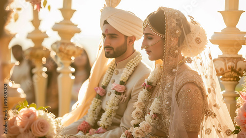 Photo of indian couple wedding,
 photo