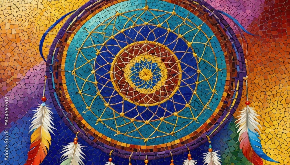 Obraz premium Dreamcatcher Mosaic.
