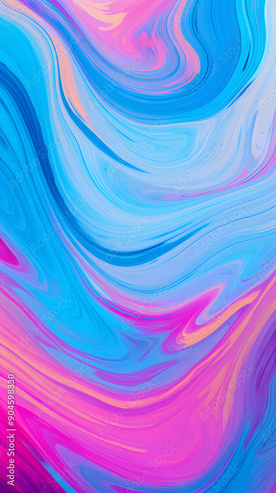 Obraz premium Art rainbow psychedelic oil paint abstract graphic poster background