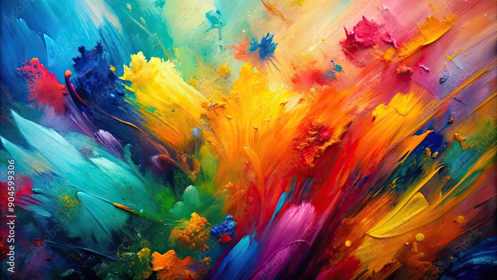 Vibrant abstract painting with bold brushstrokes and dynamic colors, vibrant, abstract, painting, brushstrokes, dynamic Vibrant abstract painting with bold brushstrokes and dynamic colors, vibrant, abstract, painting, brushstrokes, dynamic