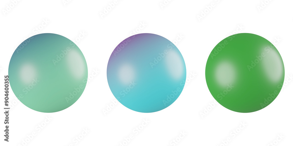 set of 3D Sphere, 3d icon illustration, transparent background set of 3D Sphere, 3d icon illustration, transparent background