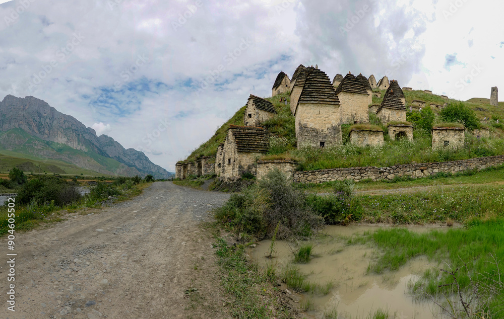 Dargavs necropolis in North Ossetia