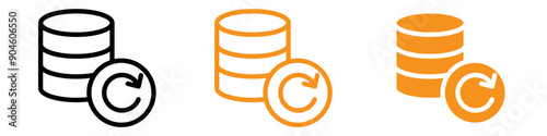 Data Recovery Icon Set File Restoration Symbols for IT and Computer Projects