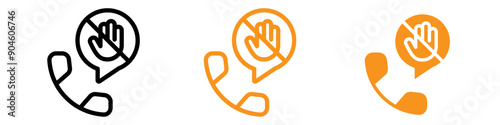 Domestic Violence Icon Set Awareness and Support Illustrations for Social Causes