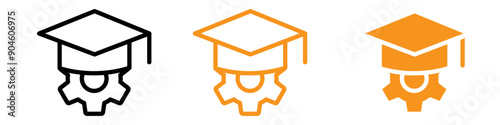 Engineering Education Icon Set STEM Learning Illustrations for Academic and Professional Projects