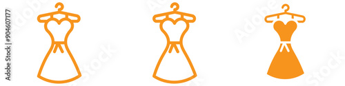 Fashion Boutique Icon Set Clothing Store Illustrations for Retail and Apparel Projects