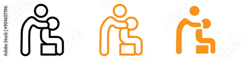 Physiotherapy Icon Set Rehabilitation Illustrations for Health and Wellness