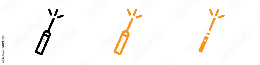 Laser Icon Set Precision Technology Illustrations for Science and Industry Laser Icon Set Precision Technology Illustrations for Science and Industry