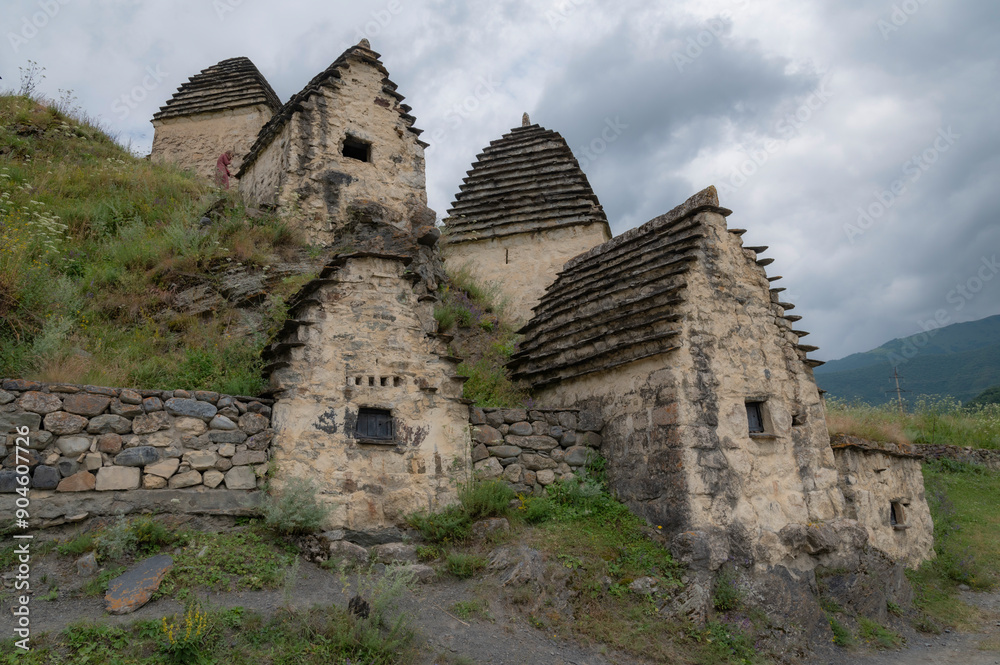 Dargavs necropolis in North Ossetia