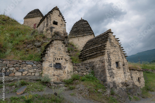 Obraz na płótnie Dargavs necropolis in North Ossetia w salonie