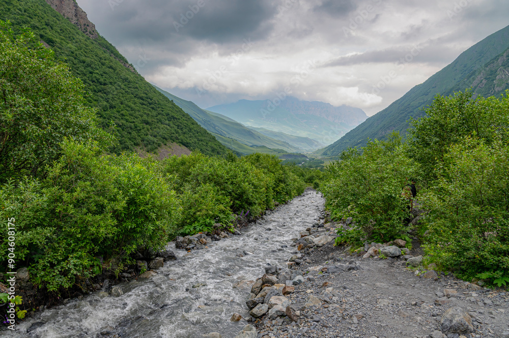 landscape in the mountains