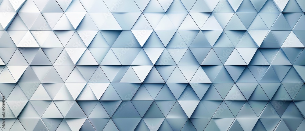 Abstract geometric background featuring interlocking triangles in varying shades of blue and gray, creating a sense of depth and complexity Abstract geometric background featuring interlocking triangles in varying shades of blue and gray, creating a sense of depth and complexity