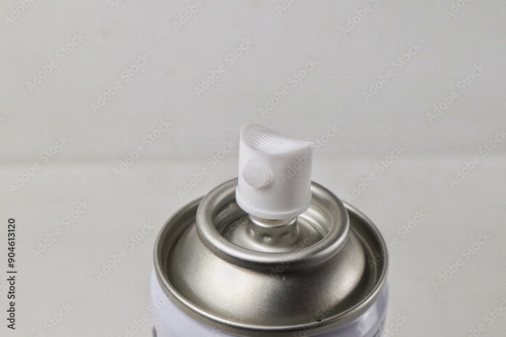 close up of paint can spray nozzle white background close up of paint can spray nozzle white background