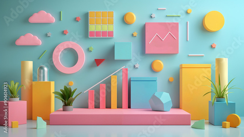 Creative business pitch with engaging visuals