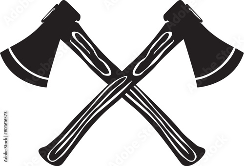 Vector Crossed Axes
