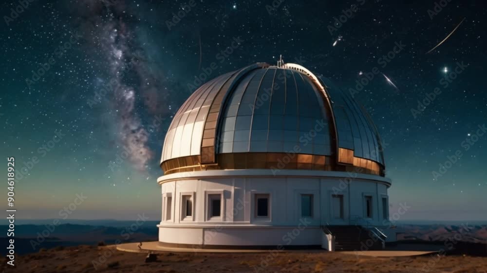 A magical observatory in space, with giant telescopes, star maps, and glowing constellations in the background A magical observatory in space, with giant telescopes, star maps, and glowing constellations in the background