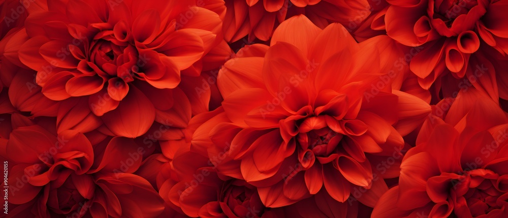 Vibrant Red Flowers Vibrant Red Flowers