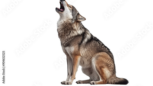  wolf on transparent background photo