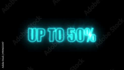 glowing sign