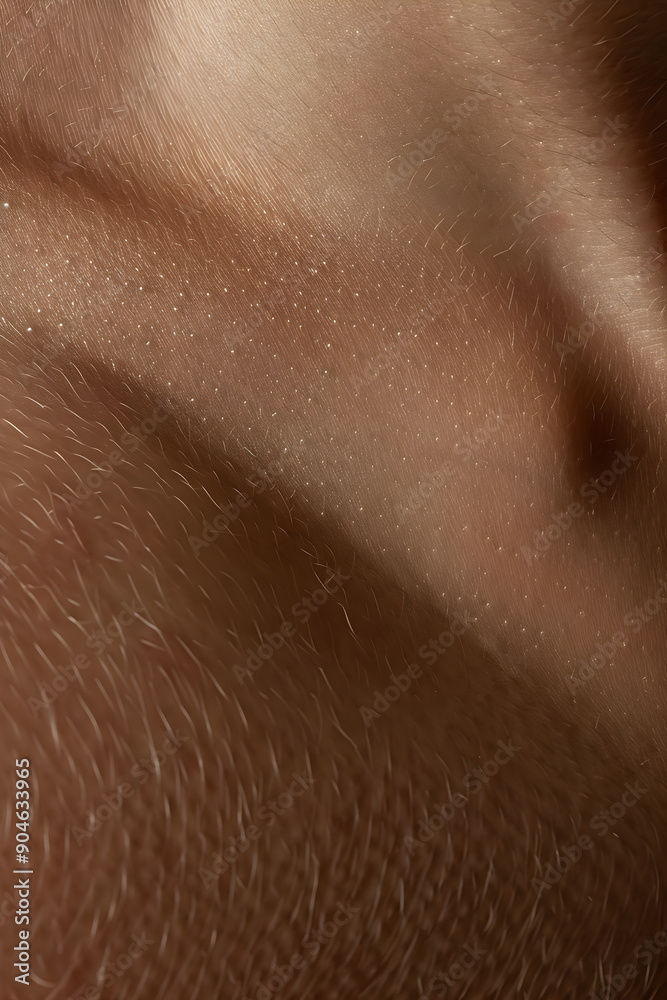 Fototapeta premium Serenity in Simplicity: A Meditative Visual of the Human Navel, Evoking Origins and Connection
