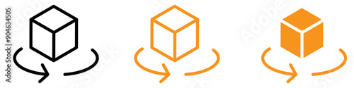 3D Modeling Icon for Animation and Design