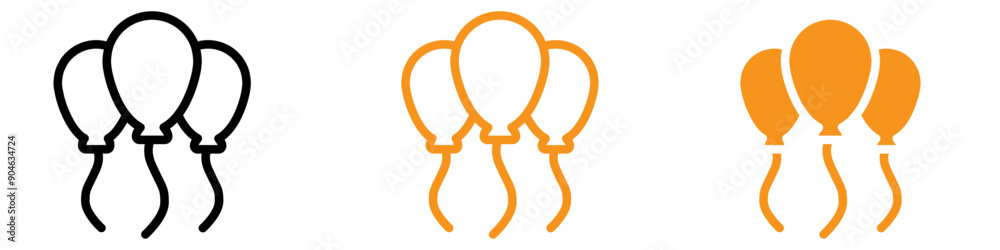 Celebration Balloon Icon for Party Supplies Celebration Balloon Icon for Party Supplies
