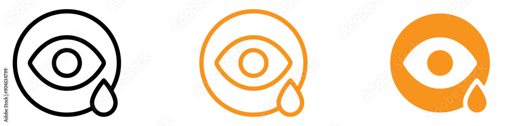 Tearful Crying Icon Expressing Emotions for Messaging Apps and Social Media Versatile Symbol for Sadness and Emotional Communication