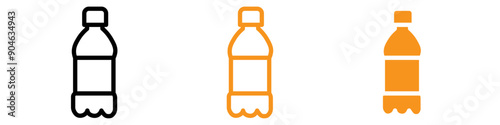 Reusable Bottle Icon for Eco-Friendly Products and Water Containers