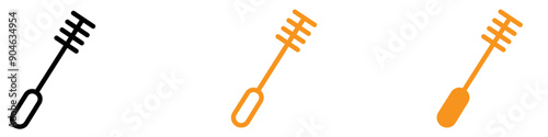 Bottle Sweeper Cleaning Brush Icon for Household Cleaning Supplies
