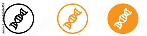 Detailed DNA Icon for Scientific and Genetic Research Perfect for Biology and Genetics Illustrations Educational and Informative
