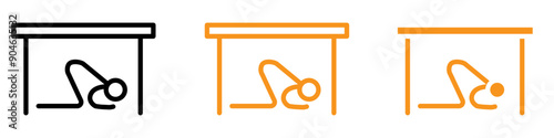 Essential Earthquake Safety Place Icon for Emergency Preparedness Graphics Vital for Illustrating Safe Zones and Earthquake Protocols