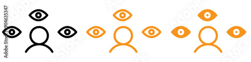 Psychological Paranoia Icon for Mental Health Awareness Graphics Perfect for Representing Anxiety and Psychological Conditions