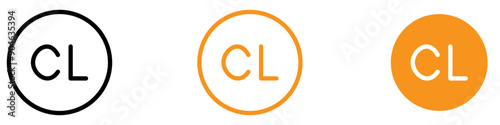 Chlorine Bleach Icon Depicting Household Cleaning Supplies, Industrial Disinfectants, and Sanitation Products for Germ-Free Environments
