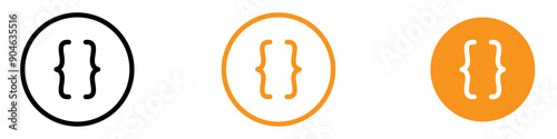Precise Font Brackets Icon for Typography and Text Editing Graphics Essential for Representing Font Customization and Text Formatting Tools