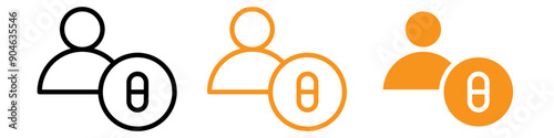 Professional Pharmacist Icon for Healthcare and Medication Graphics Ideal for Representing Pharmacists and Pharmacy Services
