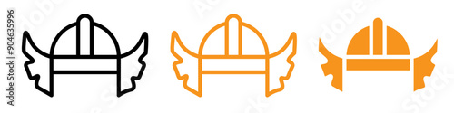 Mythical Valkyrie Icon for Fantasy and Mythology Graphics Perfect for Representing Valkyries in Mythological Contexts